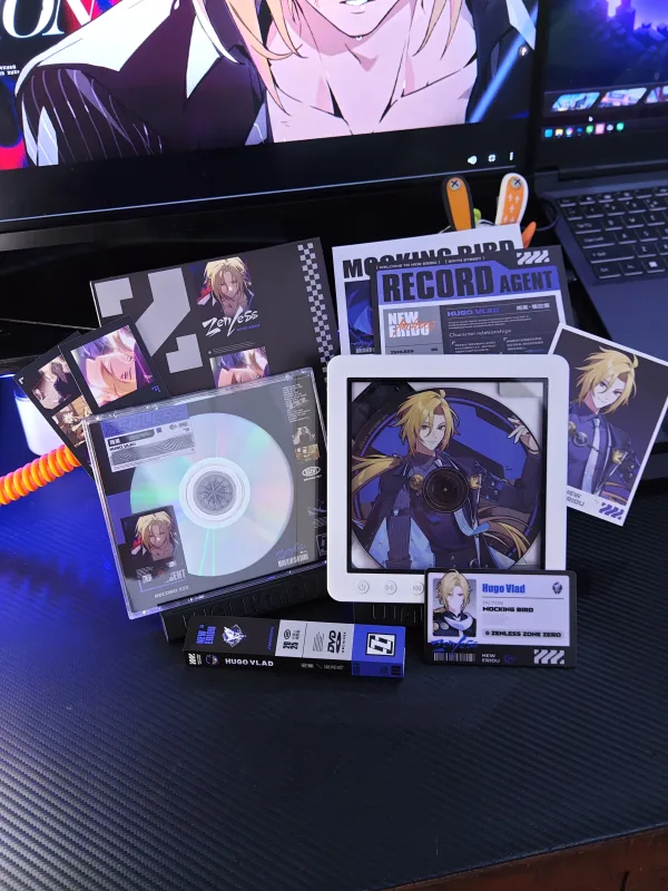 Zenless Zone Zero Toys - (ZZZ) Hugo Vlad Character Archive CD/DVD – Collectible Gift for Fans, Perfect Birthday Present