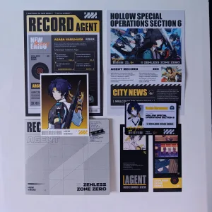 Zenless Zone Zero Toys - (ZZZ) Asaba Harumasa Character Archive CD/DVD – Collectible Gift for Fans, Perfect Birthday Present