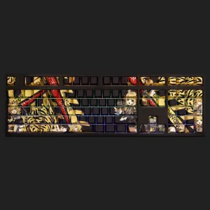 Zenless Zone Zero Toys Ju Fufu Keycap Game Character & Ju Fufu Display Keyboard ZZZ Yunkui 108 Keycap