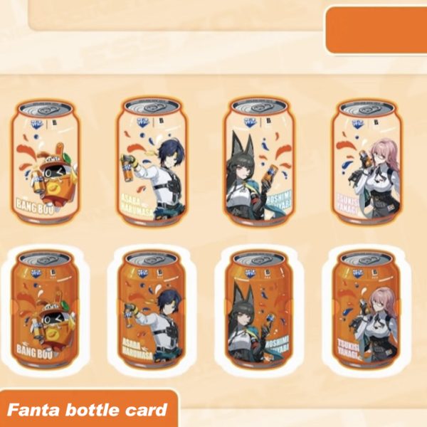 Zenless Zone Zero ZZZ X Fanta Merchandise H.S.O.S.6 Faction Acrylic Stand, Badge Set, Laser Ticket Set ( Unofficial )