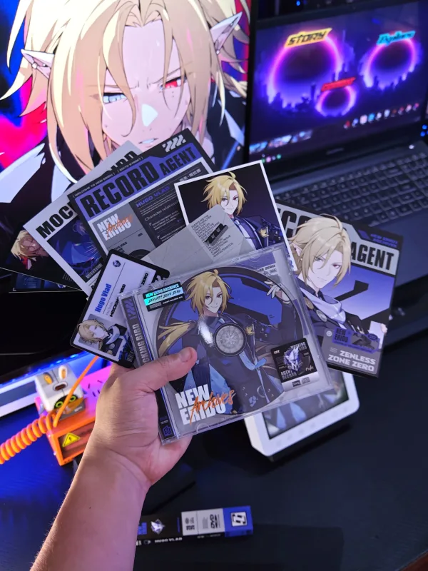 Zenless Zone Zero Toys - (ZZZ) Hugo Vlad Character Archive CD/DVD – Collectible Gift for Fans, Perfect Birthday Present