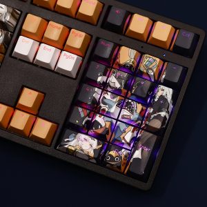 Zenless Zone Zero Toys Yi Xuan Keycap Game Character & Yi Xuan Display Keyboard ZZZ Yunkui 108 Keycap
