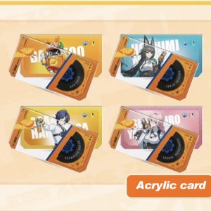 Zenless Zone Zero ZZZ X Fanta Merchandise H.S.O.S.6 Faction Acrylic Stand, Badge Set, Laser Ticket Set ( Unofficial )