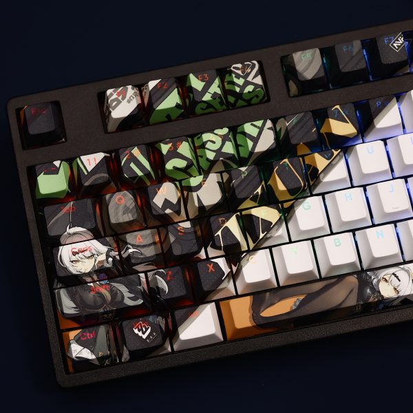 Zenless Zone Zero Toys Yi Xuan Keycap Game Character & Yi Xuan Display Keyboard ZZZ Yunkui 108 Keycap