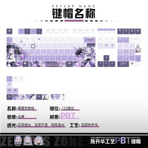 Zenless Zone Zero Toys Vivian Keycap Game Character & Vivian Display Keyboard ZZZ 122 Keycap