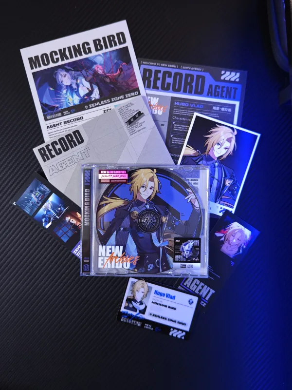 Zenless Zone Zero Toys - (ZZZ) Hugo Vlad Character Archive CD/DVD – Collectible Gift for Fans, Perfect Birthday Present