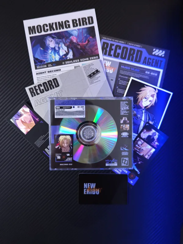 Zenless Zone Zero Toys - (ZZZ) Hugo Vlad Character Archive CD/DVD – Collectible Gift for Fans, Perfect Birthday Present