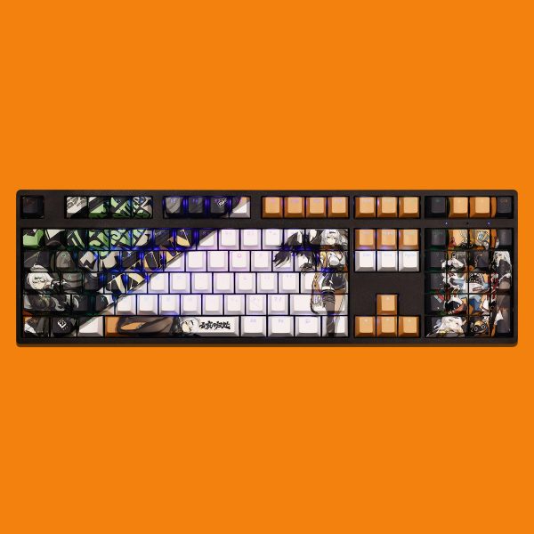 Zenless Zone Zero Toys Yi Xuan Keycap Game Character & Yi Xuan Display Keyboard ZZZ Yunkui 108 Keycap