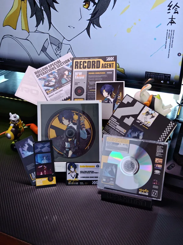 Zenless Zone Zero Toys - (ZZZ) Asaba Harumasa Character Archive CD/DVD – Collectible Gift for Fans, Perfect Birthday Present