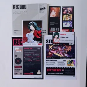 Zenless Zone Zero Toys - (ZZZ) Astra Yao Character Archive CD/DVD – Collectible Gift for Fans, Perfect Birthday Present