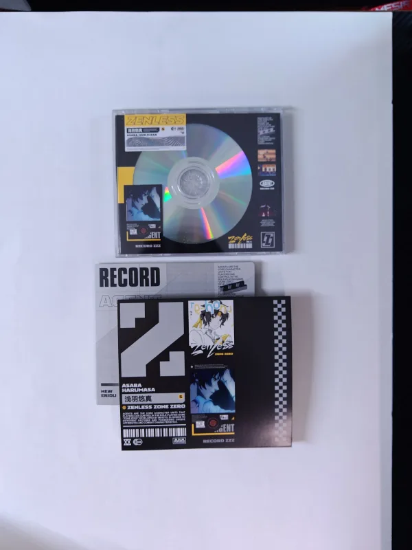 Zenless Zone Zero Toys - (ZZZ) Asaba Harumasa Character Archive CD/DVD – Collectible Gift for Fans, Perfect Birthday Present