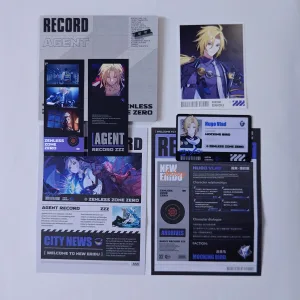 Zenless Zone Zero Toys - (ZZZ) Hugo Vlad Character Archive CD/DVD – Collectible Gift for Fans, Perfect Birthday Present