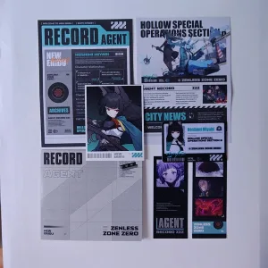 Zenless Zone Zero Toys - (ZZZ) Hoshimi Miyabi Character Archive CD/DVD – Collectible Gift for Fans, Perfect Birthday Present