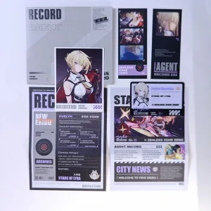 Zenless Zone Zero Toys - (ZZZ) Evelyn Chevalier Character Archive CD/DVD – Collectible Gift for Fans, Perfect Birthday Present