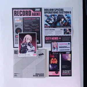 Zenless Zone Zero Toys - (ZZZ) Tsukishiro Yanagi Character Archive CD/DVD – Collectible Gift for Fans, Perfect Birthday Present