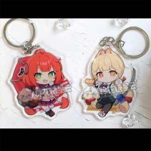 Zenless Zone Zero Alice Thymefield, Ukinami Yuzuha Keychain