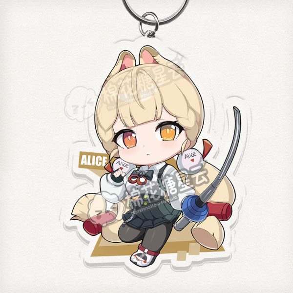 Zenless Zone Zero Alice Thymefield, Ukinami Yuzuha Keychain