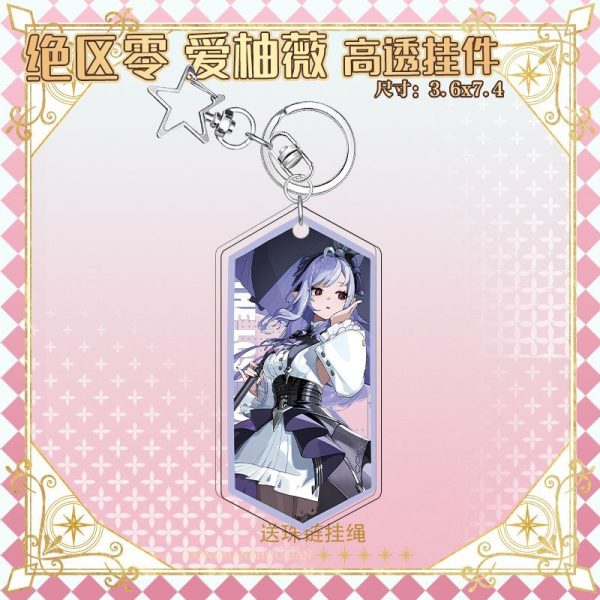 Zenless Zone Zero Toys - Alice Thymefield, Ukinami Yuzuha, Vivian Acrylic Keychains