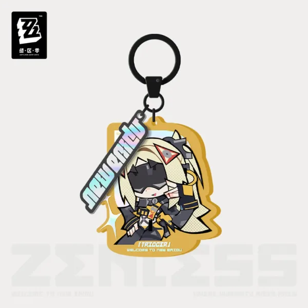 Zenless Zone Zero New Eridu Series Q-Type Obol Squad Acrylic Pendant (Oct 2025) [ Official Merch ]