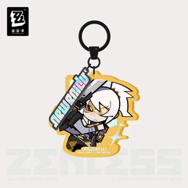 Zenless Zone Zero New Eridu Series Q-Type Obol Squad Acrylic Pendant (Oct 2025) [ Official Merch ]