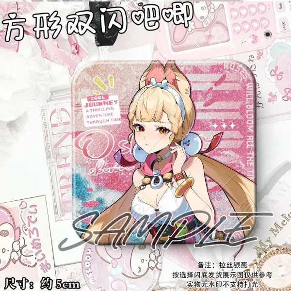 Zero Zone Zero Toys - Ukinami Yuzuha, Alice Thymefield, Wise, Belle Square Double Flash Badge