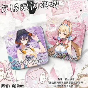 Zero Zone Zero Toys - Ukinami Yuzuha, Alice Thymefield, Wise, Belle Square Double Flash Badge