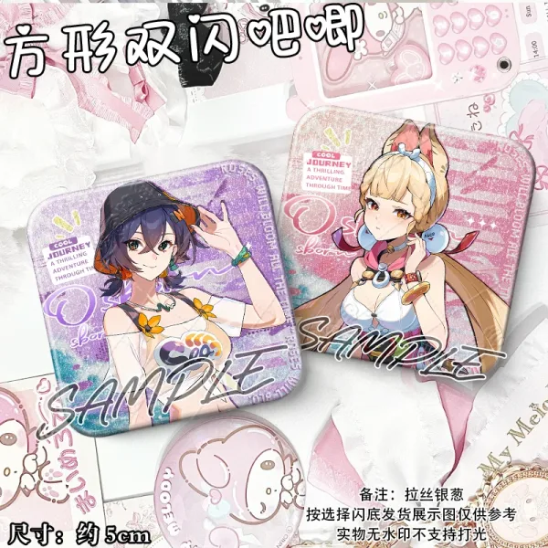 Zero Zone Zero Toys - Ukinami Yuzuha, Alice Thymefield, Wise, Belle Square Double Flash Badge