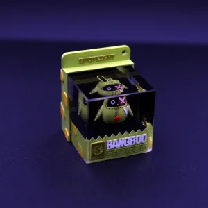 ZZZ Bangboo Amillion Miniature 3D Printed Cube Resin Keycap Gift