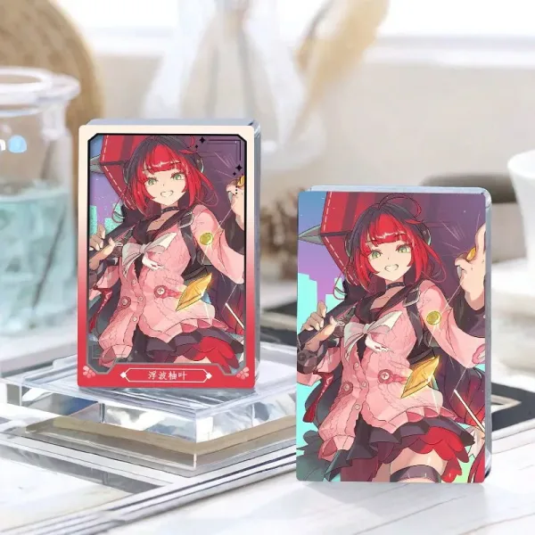 Zenless Zone Zero Ukinami Yuzuha Liquid Sand Mahjong Standee Set