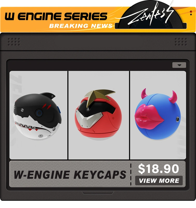 Zenless Zone Zero W-Engine Series Keycaps (Nov 2025) [Official Merchandise]