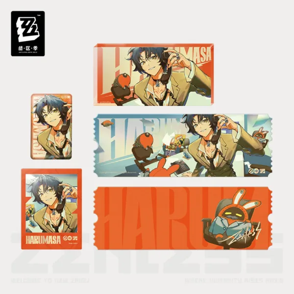Zenless Zone Zero Asaba Harumasa Agent Story Merch Set (Nov 2025) [ Official Merch ]
