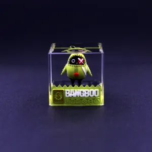 ZZZ Bangboo Amillion Miniature 3D Printed Cube Resin Keycap Gift