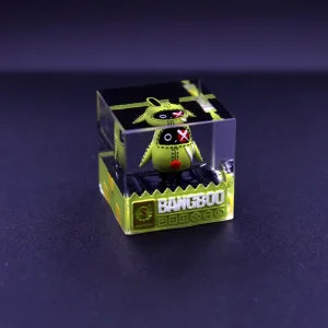 ZZZ Bangboo Amillion Miniature 3D Printed Cube Resin Keycap Gift