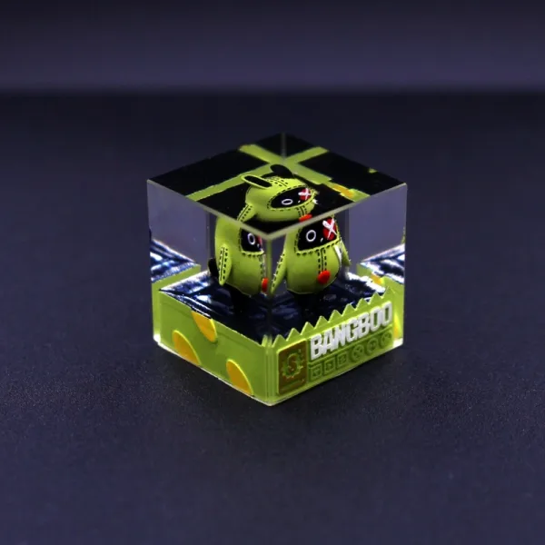 ZZZ Bangboo Amillion Miniature 3D Printed Cube Resin Keycap Gift
