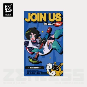 Zenless Zone Zero Random Play Videotape Poster Vol. 2 (Aug 2025) [Official Merchandise]