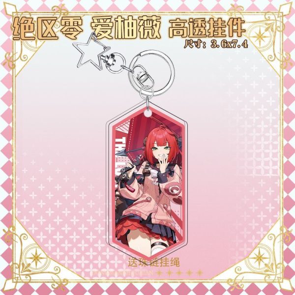 Zenless Zone Zero Toys - Alice Thymefield, Ukinami Yuzuha, Vivian Acrylic Keychains