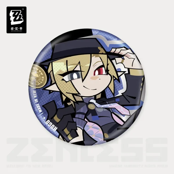Zenless Zone Zero New Eridu Series Q-Type Mockingbird Tinplate Badges (Oct 2025) [ Official Merch ]