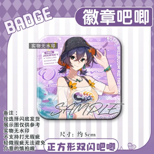 Zero Zone Zero Toys - Ukinami Yuzuha, Alice Thymefield, Wise, Belle Square Double Flash Badge