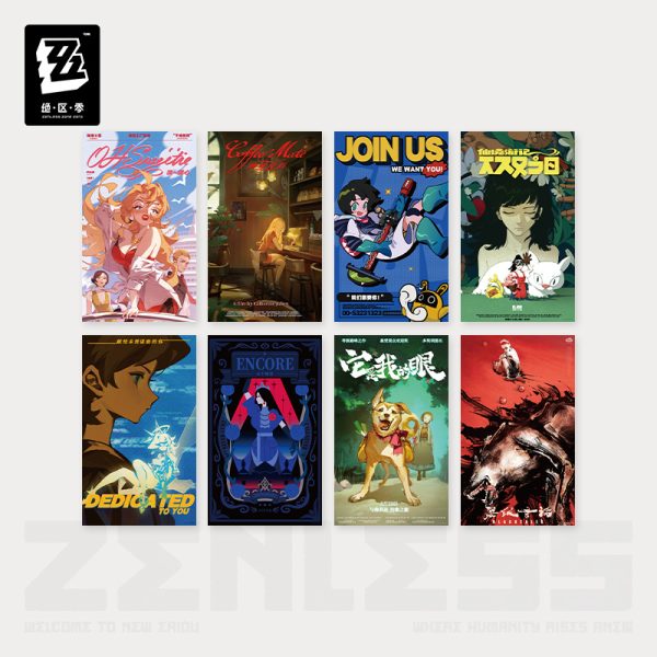 Zenless Zone Zero Random Play Videotape Poster Vol. 2 (Aug 2025) [Official Merchandise]