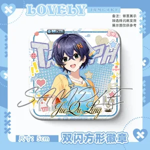 Zero Zone Zero Toys - Wise & Belle Square Double Flash Badge