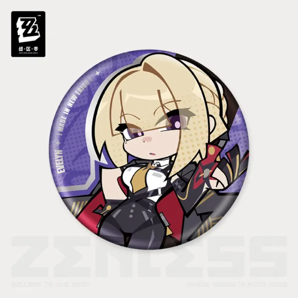 Zenless Zone Zero New Eridu Series Q-Type Stars of Lyra Tinplate Badges (Oct 2025) [ Official Merch ]
