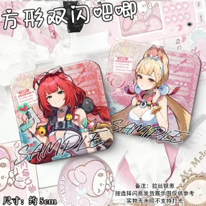 Zero Zone Zero Toys - Ukinami Yuzuha, Alice Thymefield, Wise, Belle Square Double Flash Badge