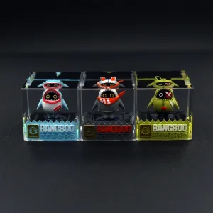 ZZZ Bangboo Amillion Miniature 3D Printed Cube Resin Keycap Gift