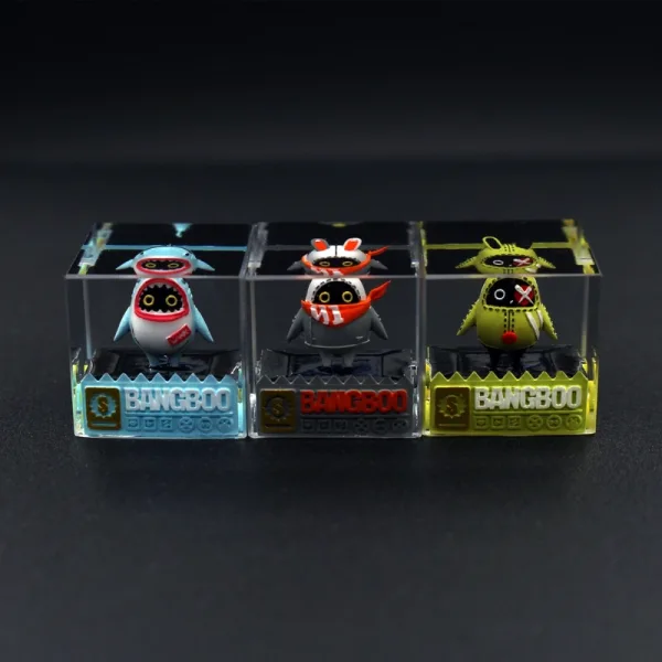 ZZZ Bangboo Amillion Miniature 3D Printed Cube Resin Keycap Gift