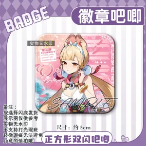 Zero Zone Zero Toys - Ukinami Yuzuha, Alice Thymefield, Wise, Belle Square Double Flash Badge