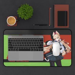 Premium Alice Thymefield Mousepad | Zenless Zone Zero Desk Mat | Anime Gaming Pad | ZZZero Mousepad | Alice Design Large Gaming Mat |