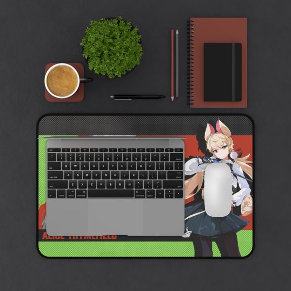 Premium Alice Thymefield Mousepad | Zenless Zone Zero Desk Mat | Anime Gaming Pad | ZZZero Mousepad | Alice Design Large Gaming Mat |