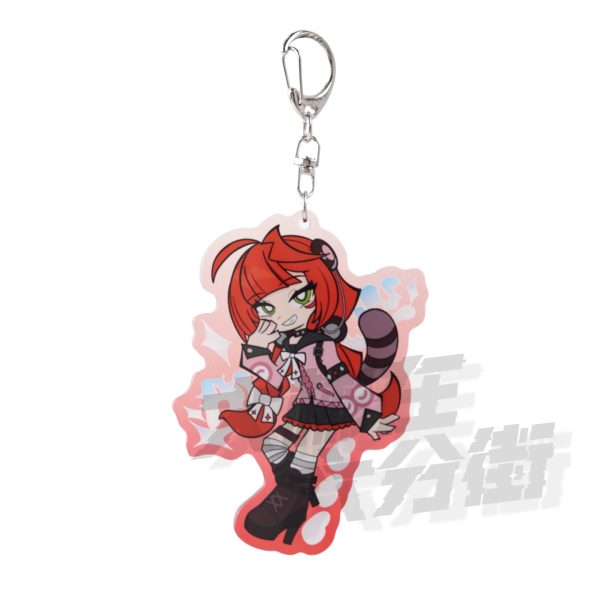 Zenless Zone Zero 3Z Yuzuha Chibi Acrylic Keychain | Cute Anime Fan Art Pendant Accessory