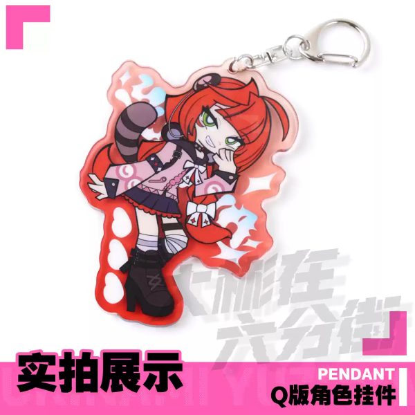 Zenless Zone Zero 3Z Yuzuha Chibi Acrylic Keychain | Cute Anime Fan Art Pendant Accessory