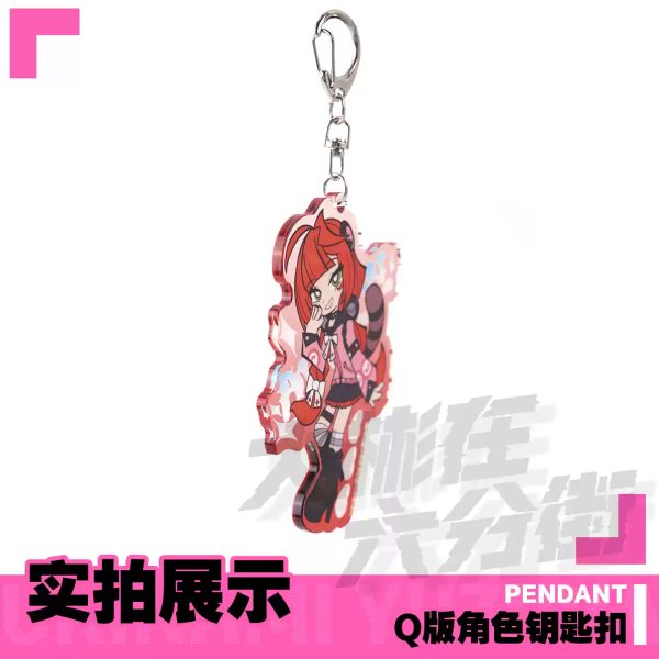 Zenless Zone Zero 3Z Yuzuha Chibi Acrylic Keychain | Cute Anime Fan Art Pendant Accessory